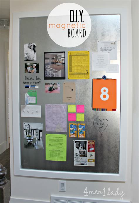 how to make magnetic message board